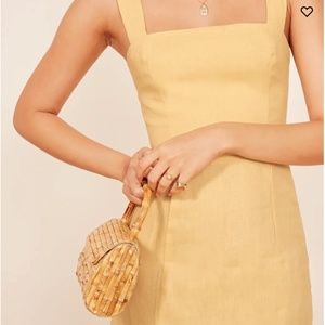 Reformation Brigitte Linen Dress